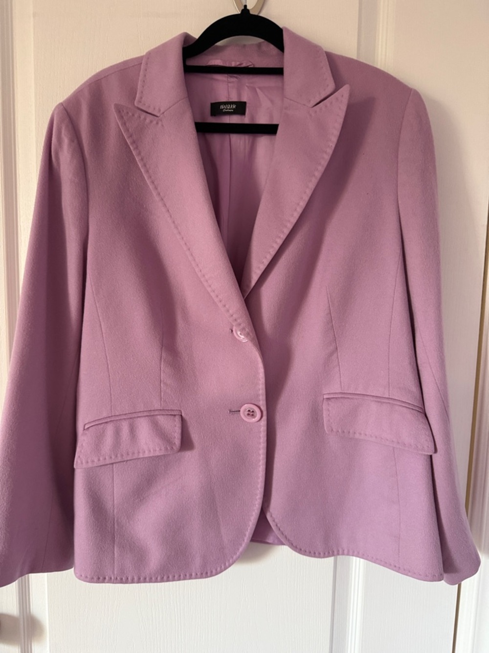 BASLER 100% Cashmere Blazer, Italian Fabric, Lavender, EU42/USL